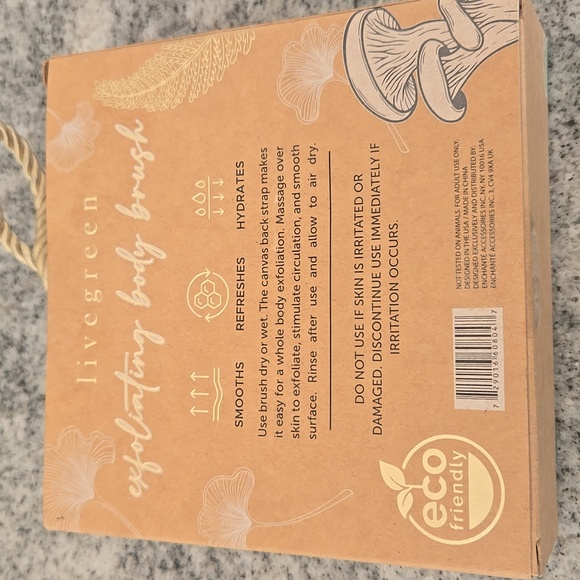 Live Green Exfoliating Body Brush - Eco Friendly - Picture 3 of 9